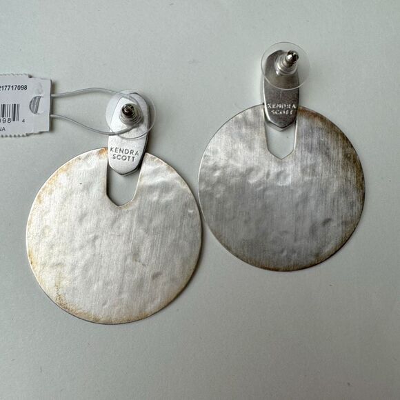KENDRA SCOTT | Didi Silver Statement Earrings | New NWT - Picture 10 of 12